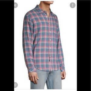 new! RAILS | Plaid Button Down Shirt WYATT - Blue/Faded Red/Cream